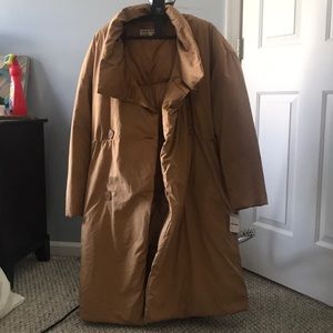 Oversized duvet puffer coat